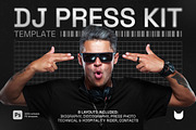 Pro DJ PressKit / EPK Template, a Resume Template by vinyljunkie (Thumbnail 1 of 8)