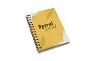 Spiral Notebook Mockup, a Books & Magazine Mockup by mockupbuys (Thumbnail 4 of 8)