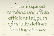 UT Cadiro-A Minimalist Display Font, a Sans Serif Font by Universitype (Thumbnail 2 of 12)