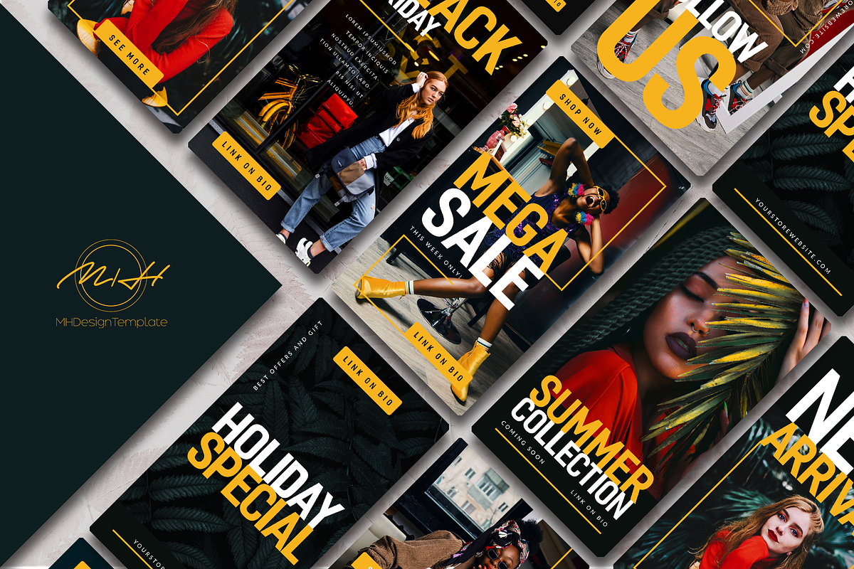 Fashion Instagram Stories Template, a Social Media Template by MH Design Template (Photo 6 of 6)