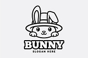 Cute Bunny Logo, a Branding & Logo Template by shazi (Thumbnail 2 of 3)