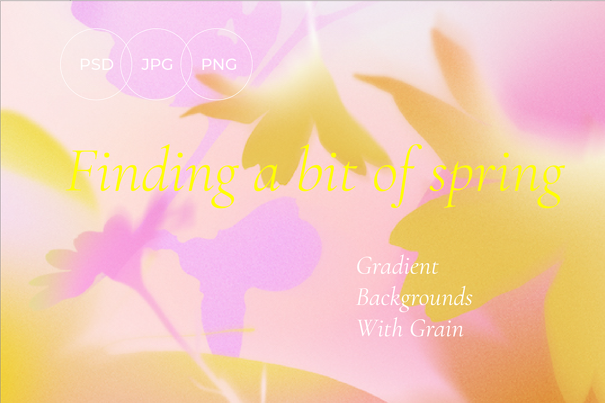 Spring-Grainy Gradient Textures, a Background Graphic by Kimo Studio (Photo 3 of 22)