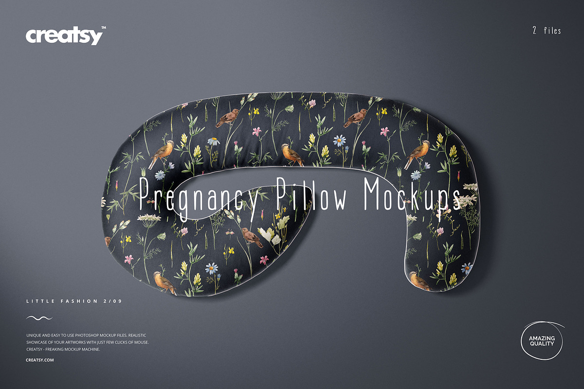 Pregnancy Pillow Mockup Set, a Product Mockup by creatsy5 (Photo 1 of 8)