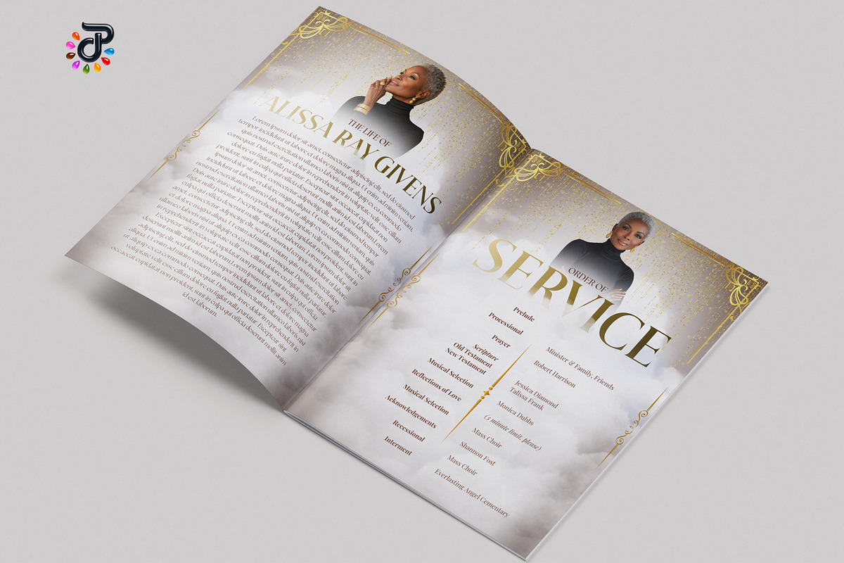Elegant Canva Obituary Template, a Brochure Template by Protech Design ENT (Photo 6 of 9)