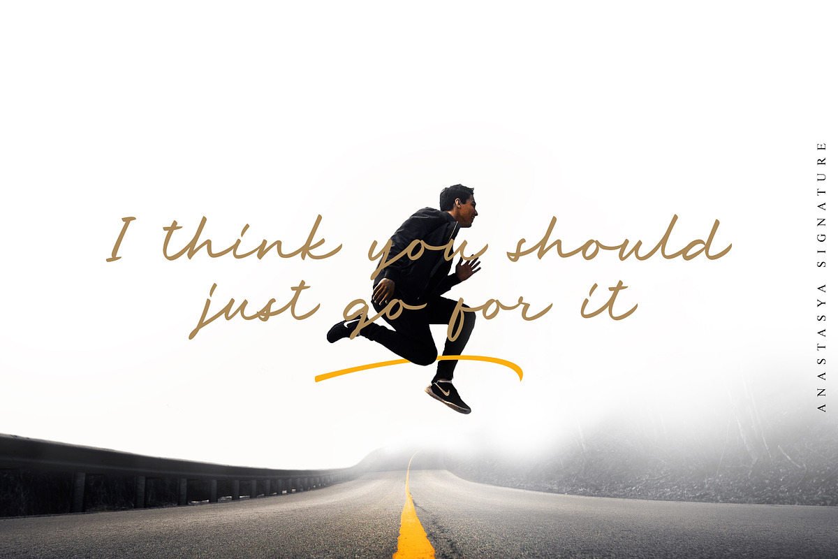 Anastasya - Signature Script, a Script Font by Typehand Studio (Photo 4 of 9)