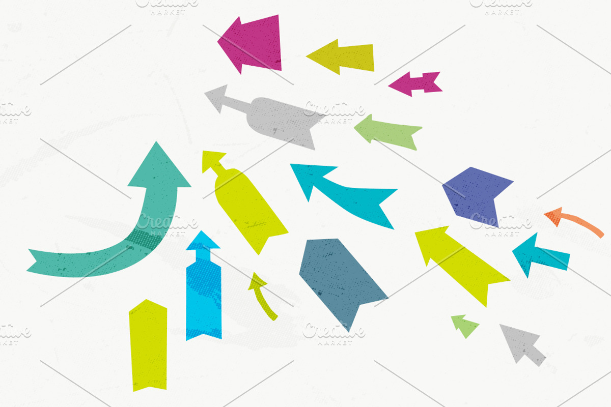 Arrow Handdrawn Sketch Vector Shapes, an Illustration by Craft Graphic Type (Photo 3 of 3)