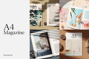 A4 Magazine Mockup Kit