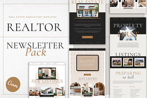 Real Estate Canva Newsletter, an Email Template by Marigold Studios
