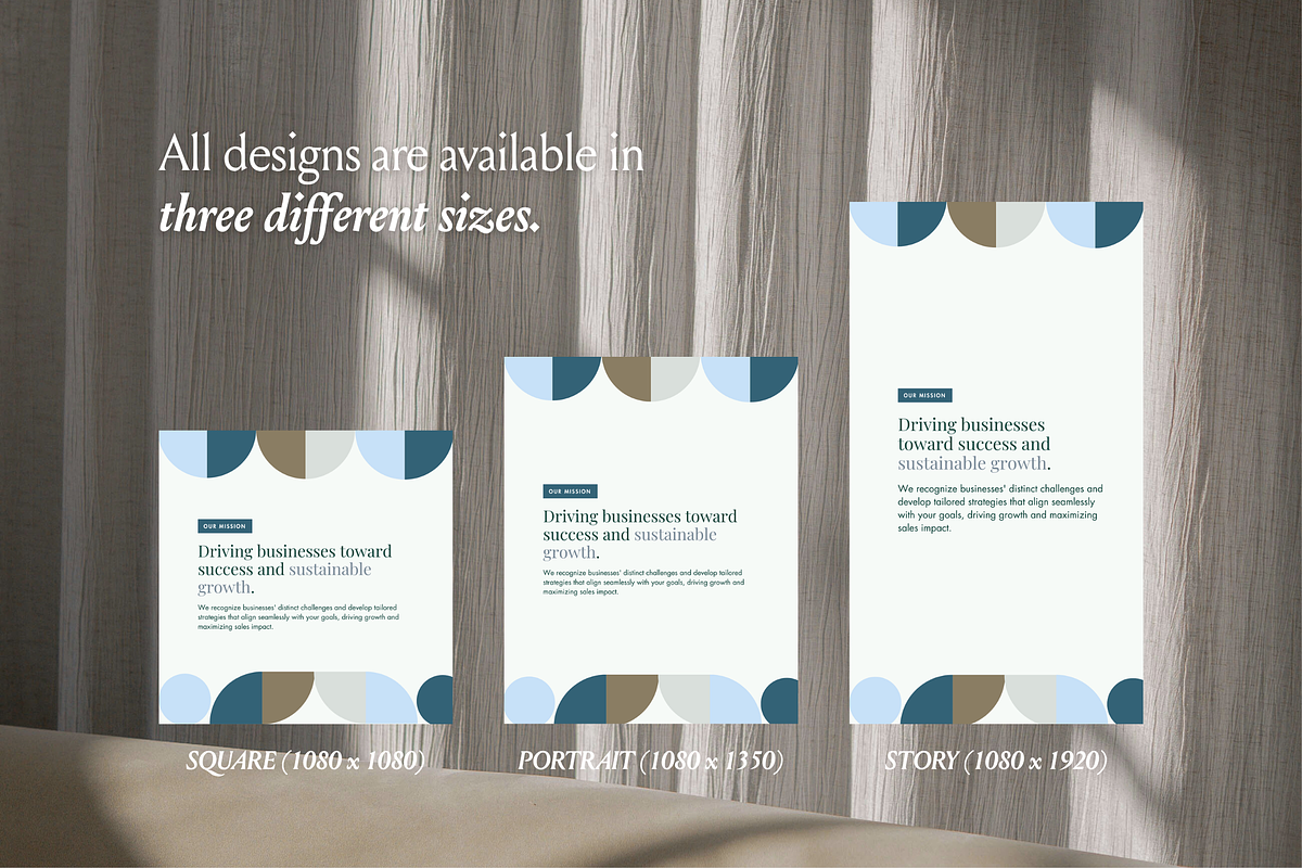 Blue Business Instagram Templates, a Social Media Template by CanvaTemplateClubCo (Photo 7 of 9)