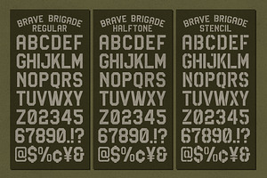 Brave Brigade - Tactical Display Fon