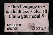 Grublack - Vintage Blackletter Font, a Blackletter Font by Drizy (Thumbnail 7 of 10)