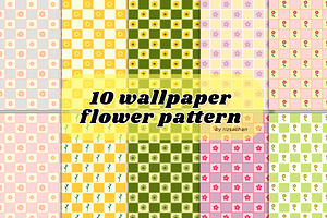 10 wallpaper flower pattern