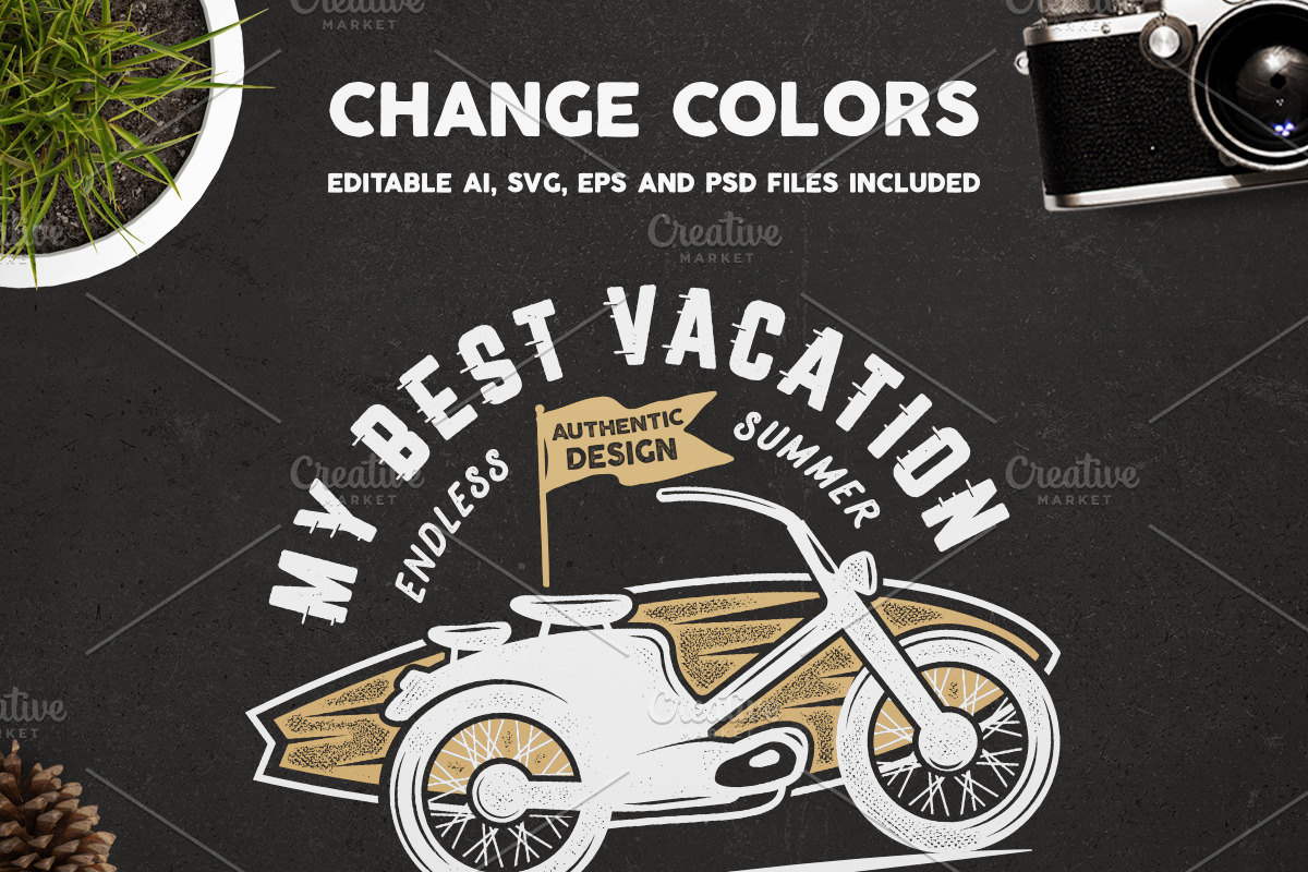 4 Summer Surf & Classic Garage Print, an Illustration by JeksonGraphics (Photo 2 of 4)