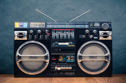 Retro boombox, a Technology Photo by BrAt82