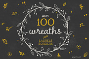 Wreaths, Laurels & Borders, an Illustration by kite-kit (Thumbnail 1 of 5)