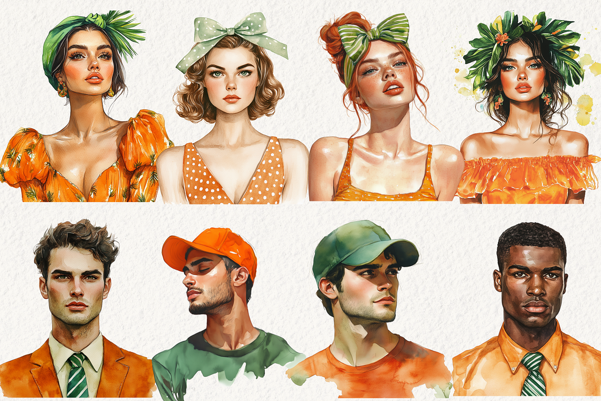 Mediterranean Citrus Clipart, an Illustration by NadiaTheronArt (Photo 4 of 5)