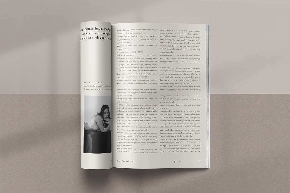 Book Layout & Magazine Template, a Brochure Template by Olion Lora (Photo 14 of 24)