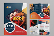Fitness Bifold Brochure Template, a Brochure Template by Cristal Pioneer (Thumbnail 1 of 4)