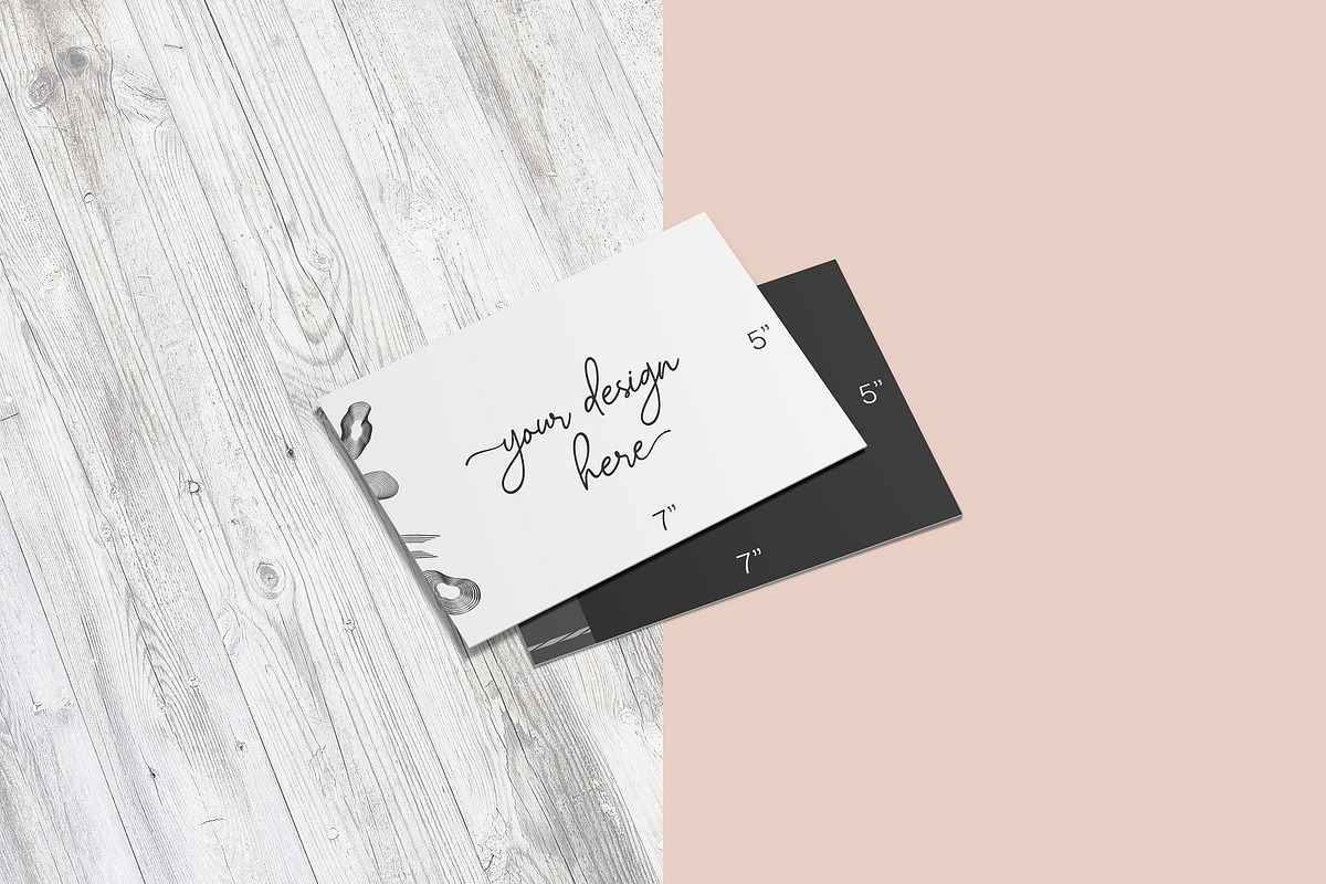 5x7 Postcard & Envelope Mockup, an Advertising Mockup by graphiccrew (Photo 9 of 15)