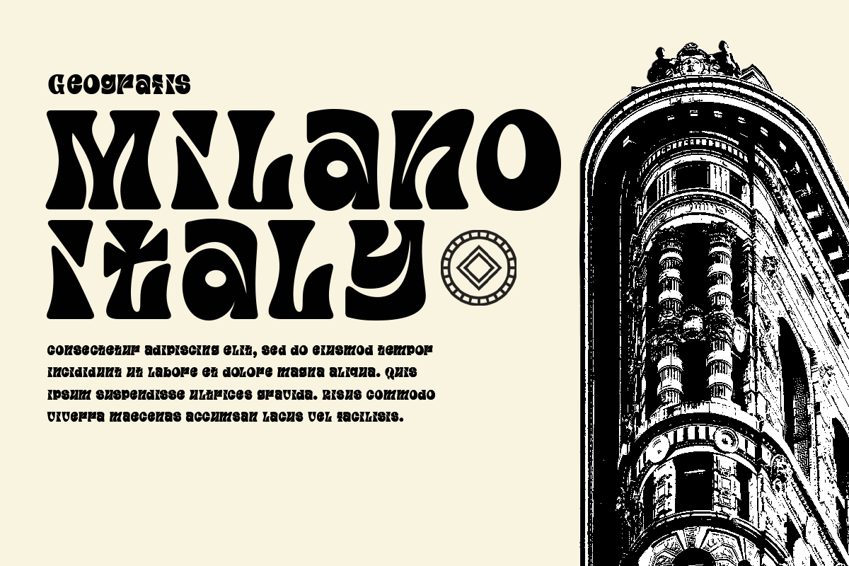 Ula Dawa - Display Font, a Sans Serif Font by Differentialtype (Photo 2 of 10)
