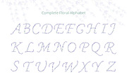 Floral Alphabet. Lavender flowers., an Object Illustration by Anna Kopylova (Thumbnail 2 of 5)