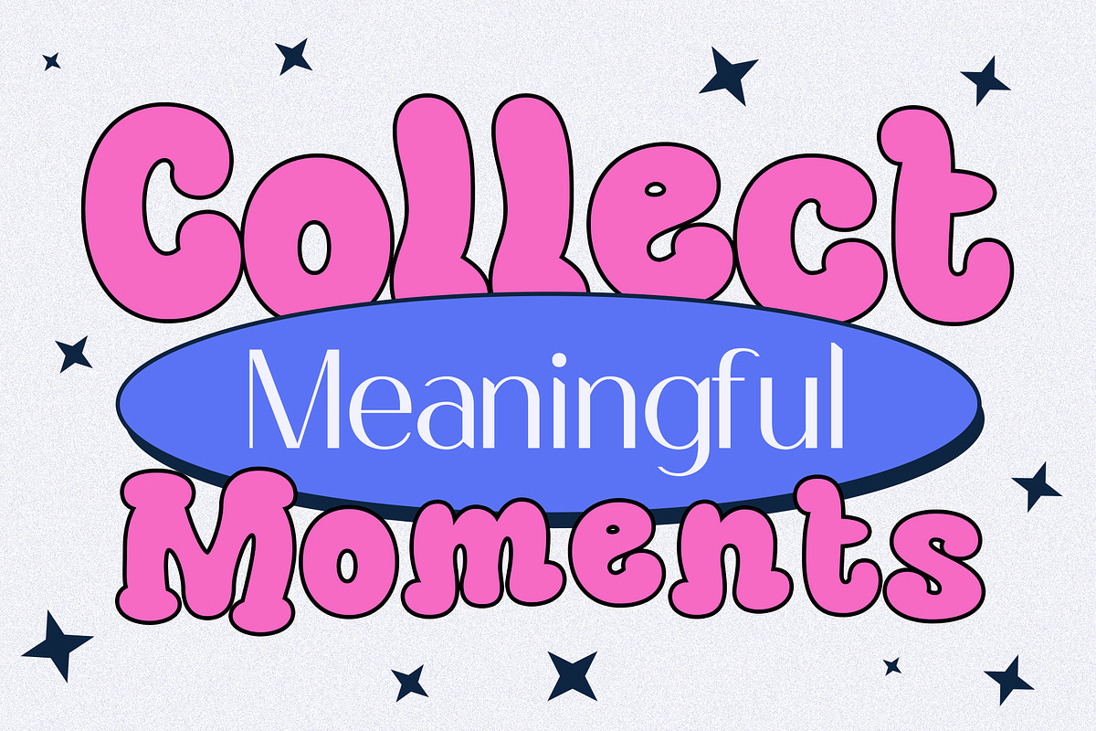 Radey – Bubble Font, a Serif Font by Craft Supply Co. (Photo 7 of 8)
