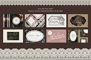 Le Petit Boudoir Vintage Font Duo, a Handwritten Font by AnMark (Thumbnail 13 of 13)