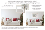 COZY CHRISTMAS Wall&Frame Mockups, a Poster Template by MyHomeMockups (Thumbnail 11 of 12)