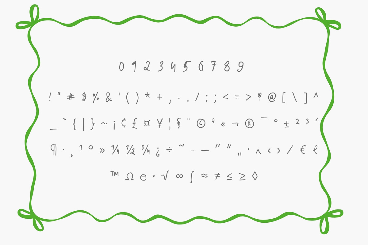 Ink & Clover. A Whimsical Font Duo, a Handwritten Font by PaperJamLab (Photo 17 of 18)
