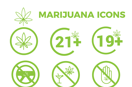 Marijuana Icons