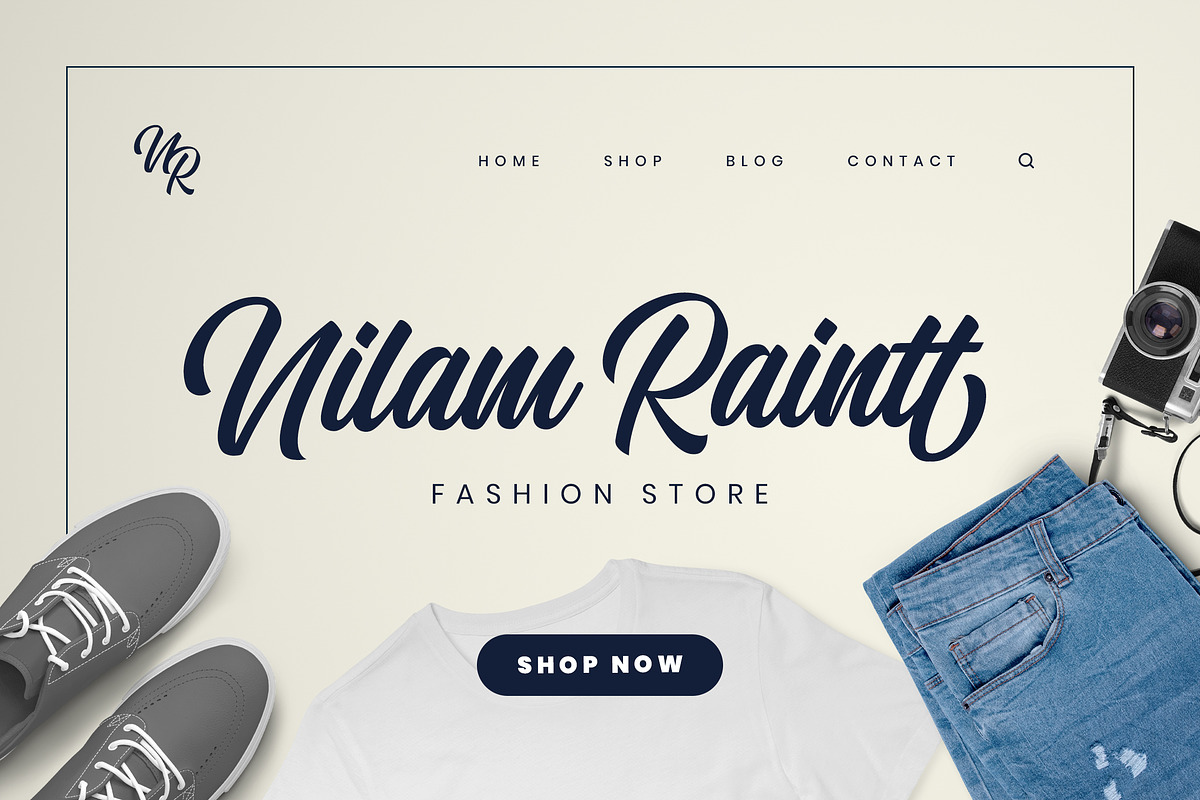 Hundrake Bold Script Font, a Script Font by Namara Creative Studio (Photo 4 of 11)