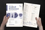 Seafood Restaurant Menu, a Print Template by Annora Studio (Thumbnail 3 of 4)