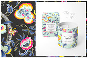 Jacobean Glamour Pattern Set!, a Pattern Graphic by Pink Linen (Thumbnail 3 of 9)