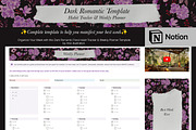 Dark Habit Tracker Weekly Planner, a Design Template by Anis Illustration (Thumbnail 5 of 8)