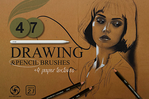 Drawing & Pencil Procreate Brushes
