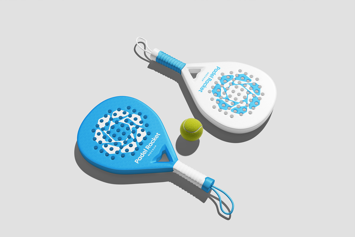 Padel Racket Mockup, a Packaging Mockup by Hazzpro_Std