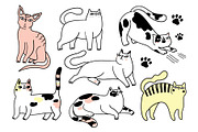 BIG CAT BUNDLE, an Animal Illustration by Nastya Tkachova (Thumbnail 7 of 11)