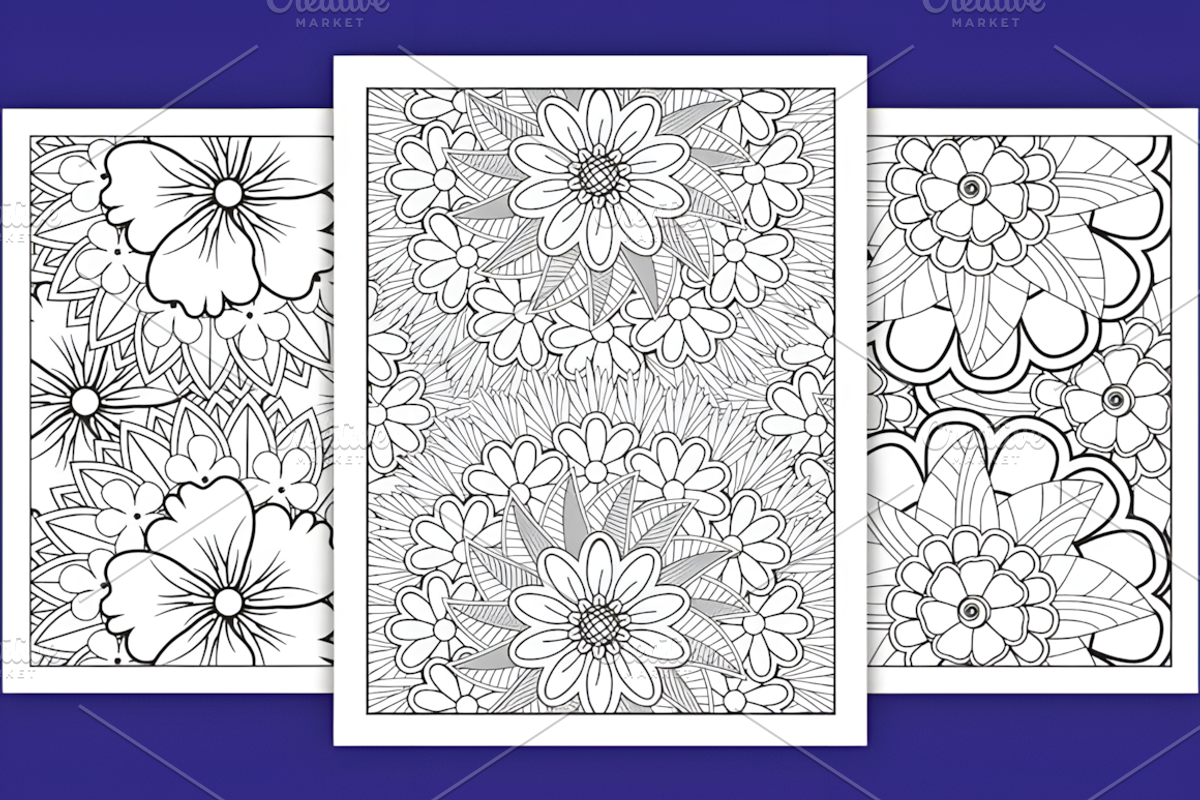 260+ Abstract Coloring Pages Bundle, a Decorative Illustration by Ink Gallery (Photo 3 of 3)