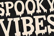 Monster Night Halloween Display, a Handwritten Font by supfonts (Thumbnail 6 of 9)