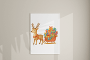 26 Reindeer Clipart, an Animal Illustration by Pati Charm Studio (Thumbnail 8 of 8)