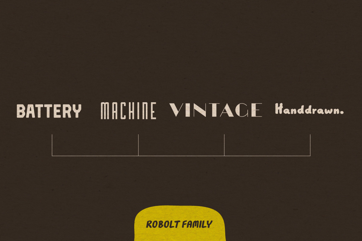 Robolt Font preview 2