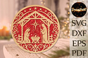 Christmas Nativity Scene SVG, an Object Graphic by DreamPrint404 (Thumbnail 1 of 4)