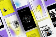 UNIFYING WAVES Instagram Templates, a Social Media Template by BlancheStudio (Thumbnail 2 of 10)