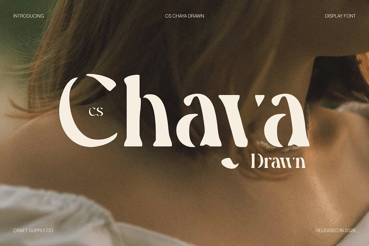 CS Chaya Drawn, a Serif Font by Craft Supply Co. (Photo 1 of 8)