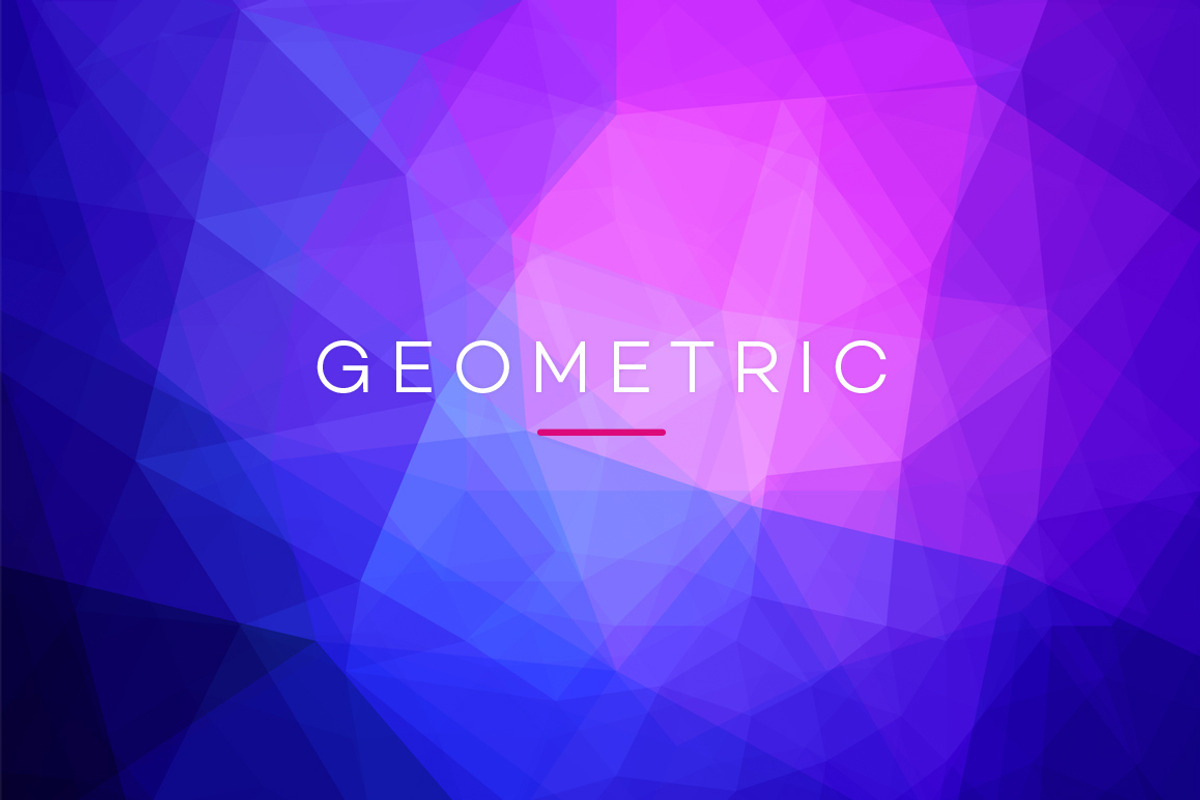 10 Geometric Polygonal Backgrounds, a Pattern Graphic by Lunar Designs (Photo 1 of 5)