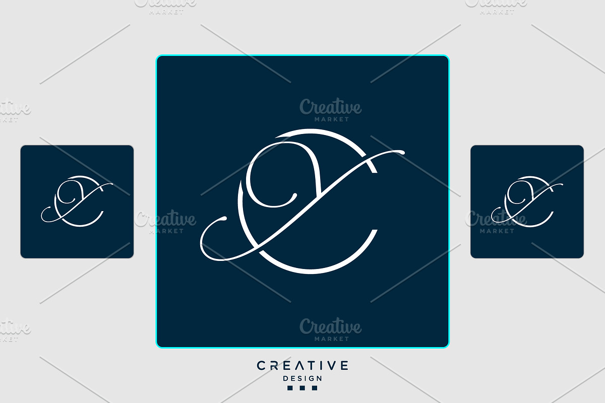Alphabet Letters Icon Logo CY or YC, a Graphic by art_creater (Photo 2 of 2)