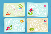Educational games with mermaids, an Animal Illustration by tata_ota (Thumbnail 2 of 4)