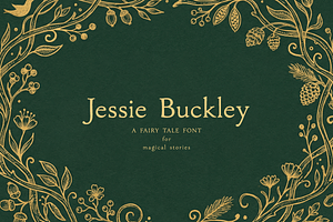 Jessie Buckley Font, a Serif Font by gafaroff studio