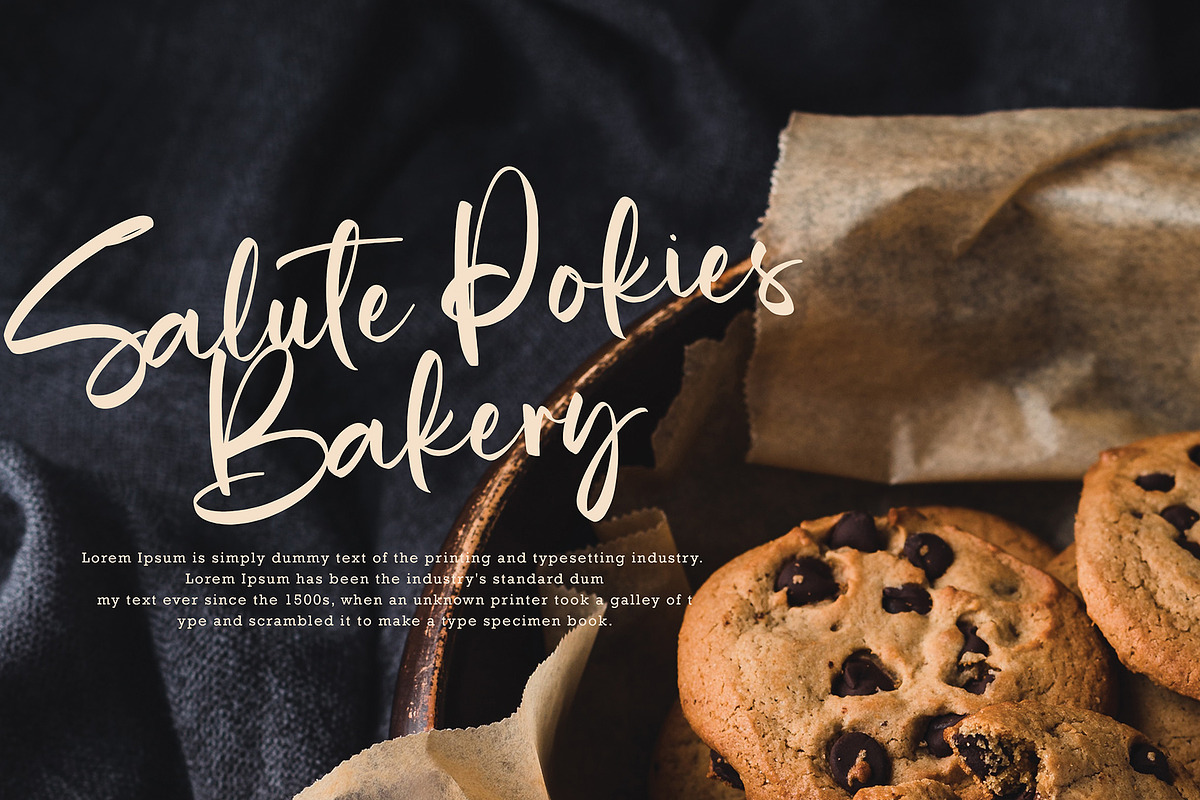 Qela Bosster, a Script Font by pineungtype (Photo 5 of 13)
