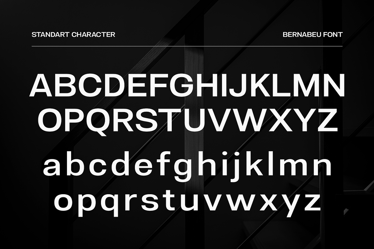 Bernabeu, a Sans Serif Font by Umitype (Photo 10 of 11)